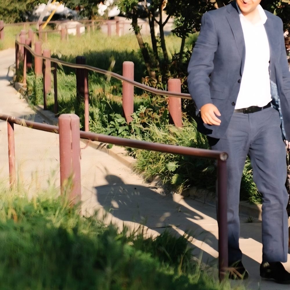 Bar III Navy Suit Jacket